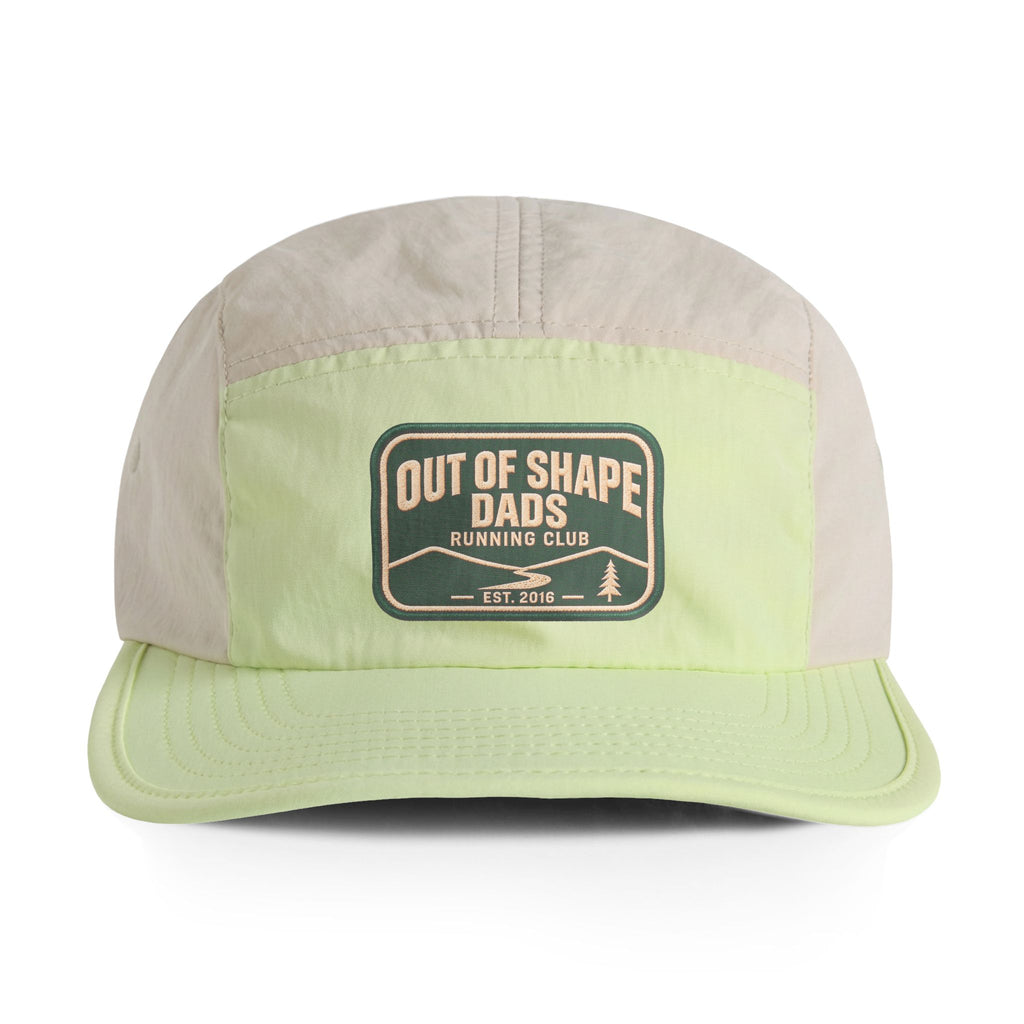 Out of Shape Dads Running Club Two-Tone Nylon Cap