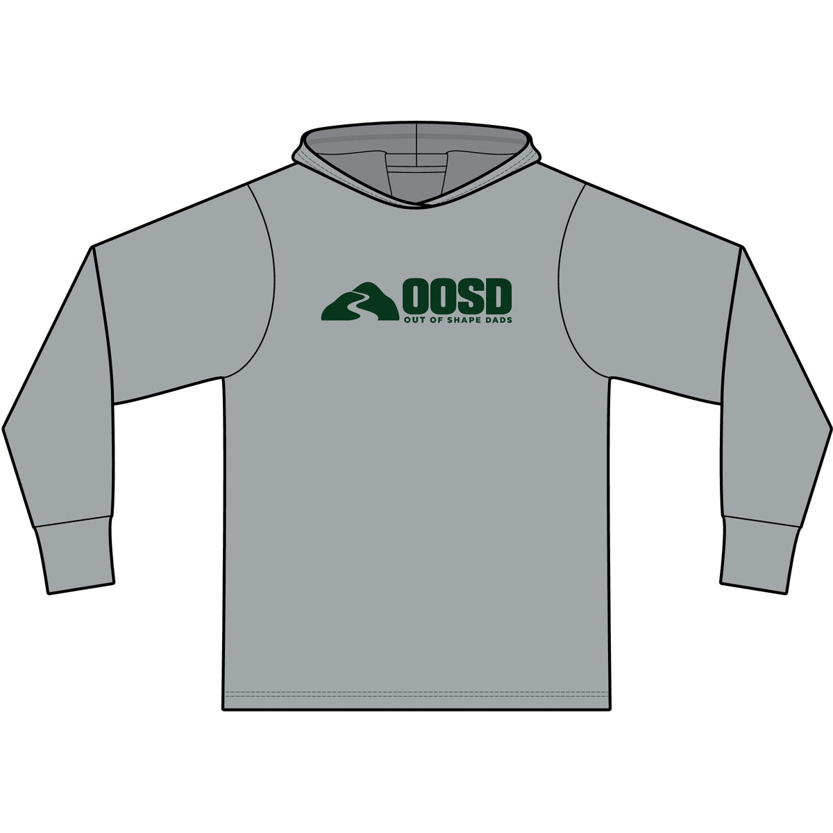 OOSD Hooded Long Sleeve Hoodie T-Shirt