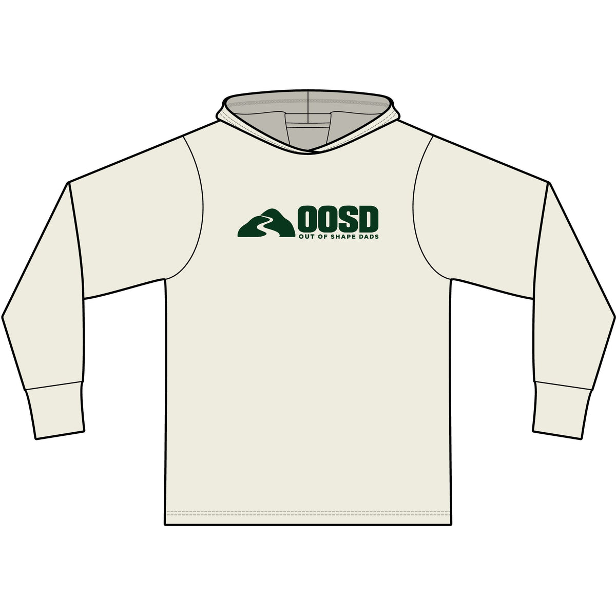 OOSD Hooded Long Sleeve Hoodie T-Shirt