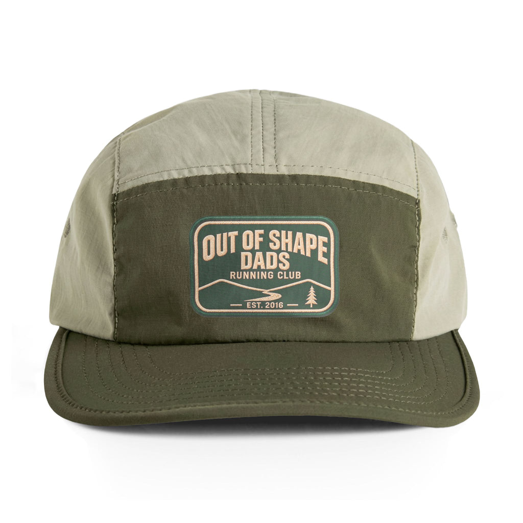 Out of Shape Dads Running Club Two-Tone Nylon Cap