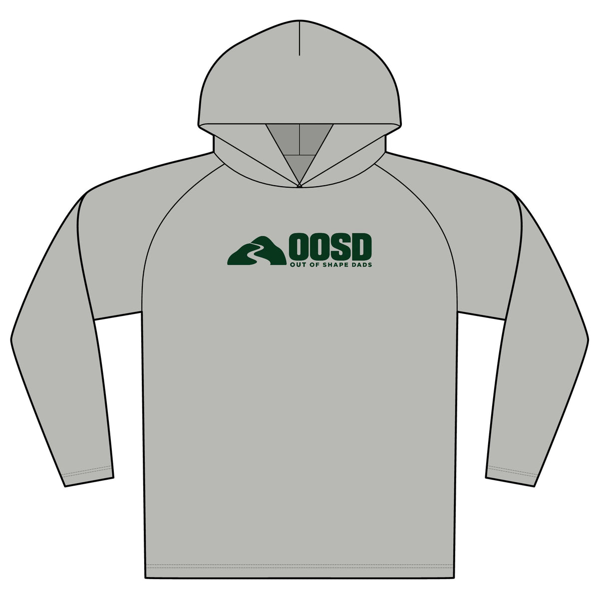 OOSD Out of Shade Dads Performance Hooded Long Sleeve Shirt